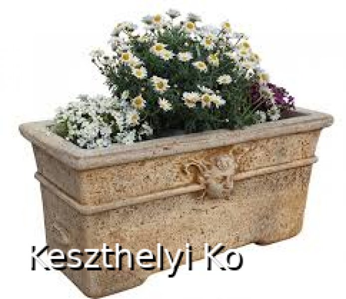 kö virágtartók,beton virágtartók,kaspó,balkonláda,virágláda,virágtartó,kaspó